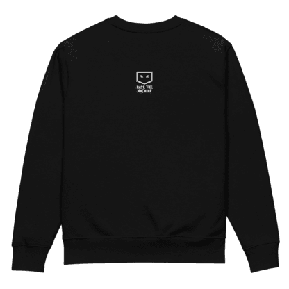 "Keep Chasing" 100% Organic Cotton Sweatshirt (Black)